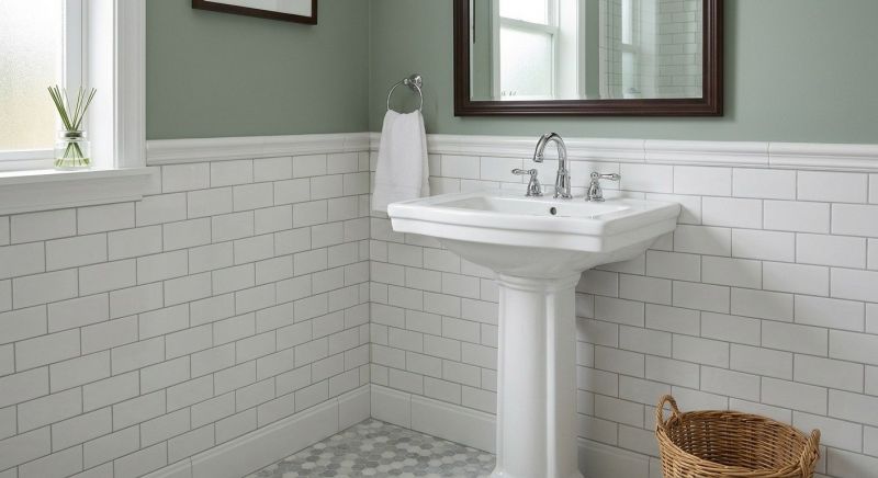 Pedestal Sink Installation
