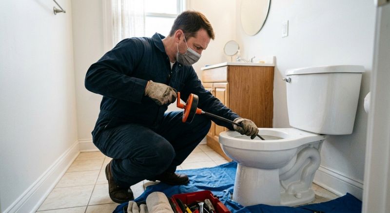 Backed Up Toilet Repair in Columbus, OH