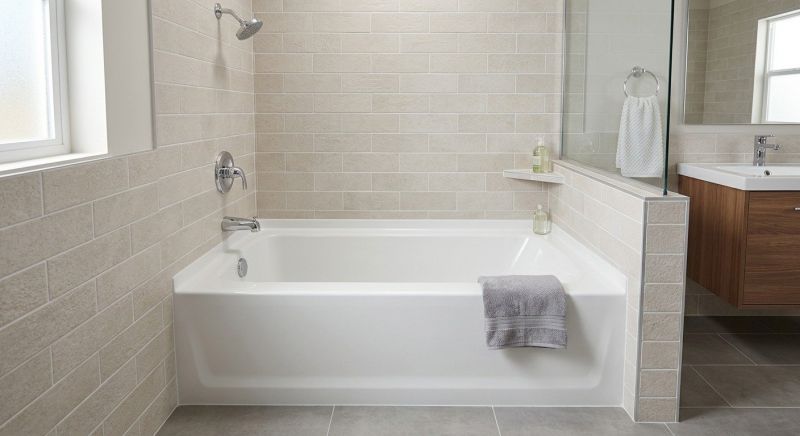 Shower Tub Installation in Portland, ME